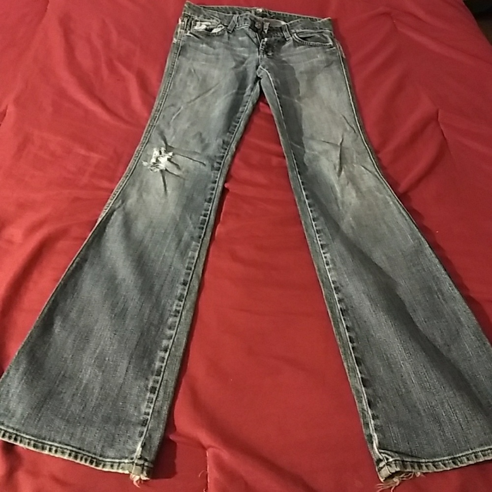 7 For All Mankind blue jeans